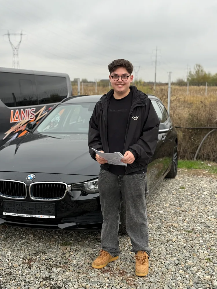 Gabriel Iacob, client Ianis Automobile, cu BMW Seria 3 F31